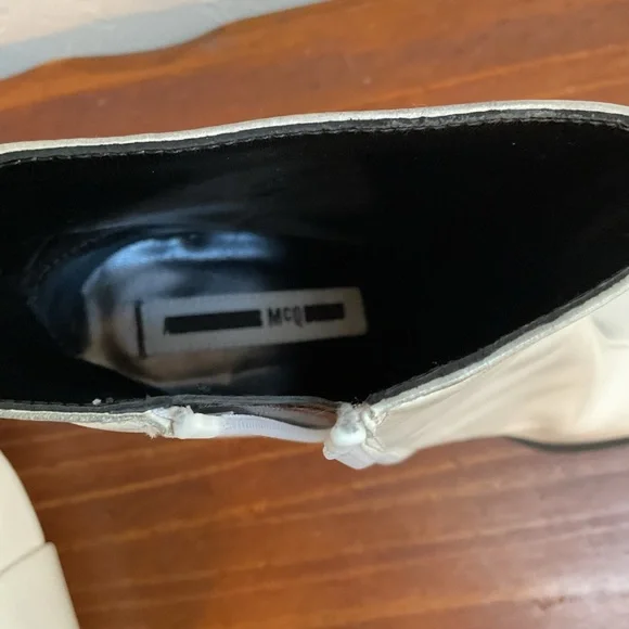 ‼️McQ WHITE BOOTIES by ALEXANDER McQUEEN‼️ - Picture 13 of 13